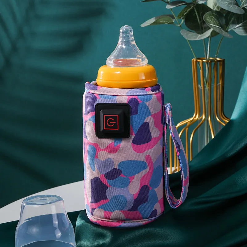 Vibe Geeks 3 Temperature Insulated Milk Baby Bottle Warmer- Usb Plugged-in - White 8