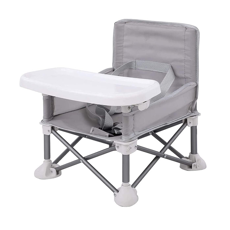 Vibe Geeks Foldable Camping and Dining Chair Outdoor Booster Seat for Toddlers - Green 3