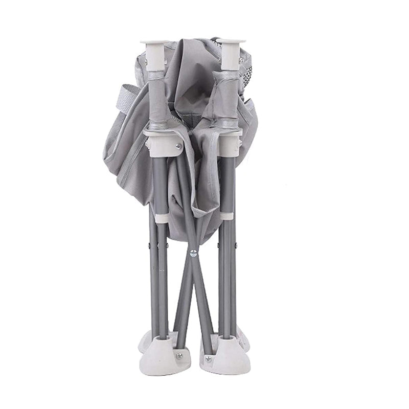 Vibe Geeks Foldable Camping and Dining Chair Outdoor Booster Seat for Toddlers - Grey 6