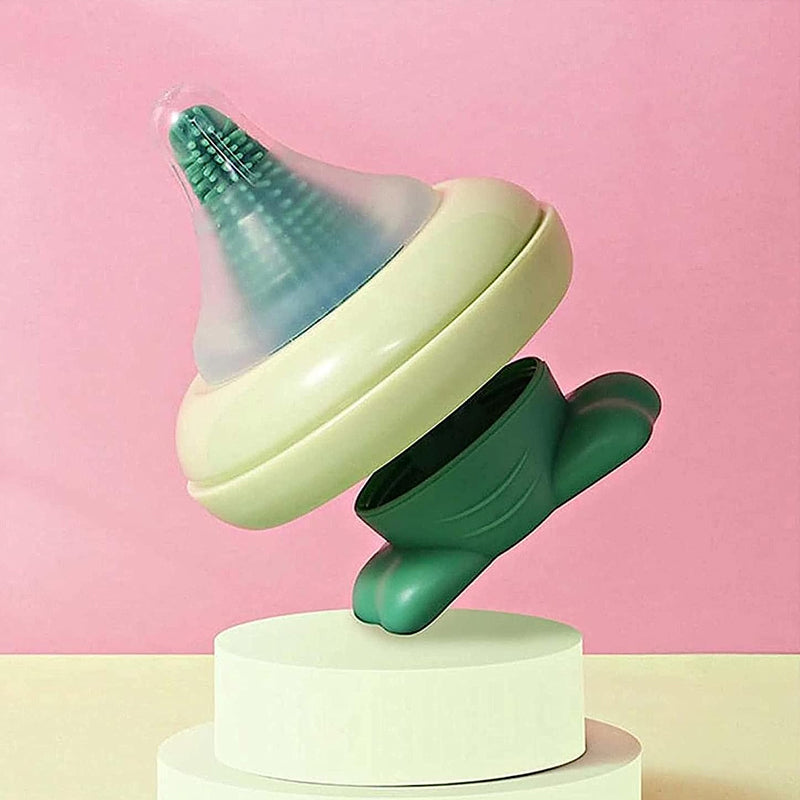 Vibe Geeks 3 in 1 Silicone Bottle and Teat Cleaning Brush - Green 10