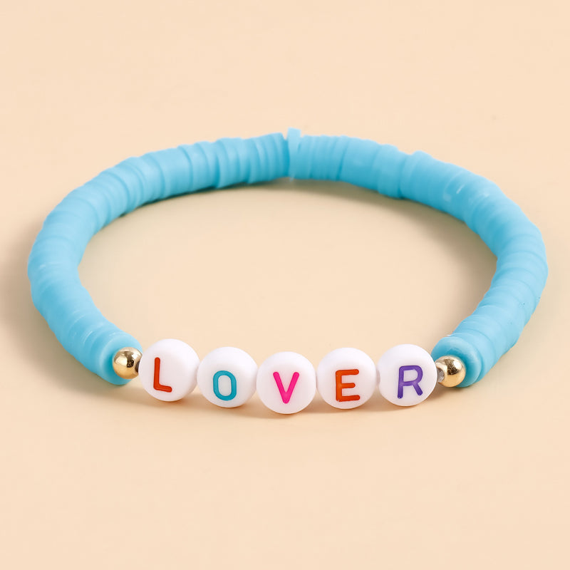 Vibe Geeks Album Inspired Taylor Concert Friendship Bracelet Polymer Clay Beads - 2-8Pcs 15