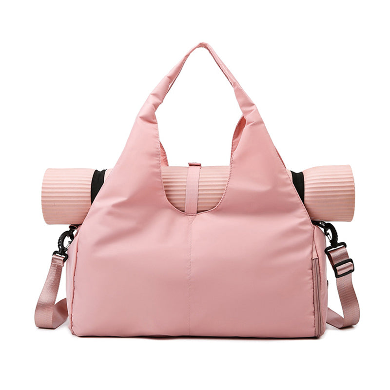 Vibe Geeks Large Capacity Dry and Wet Separation Wear-resistant Sports Fitness Storage Bag - Black