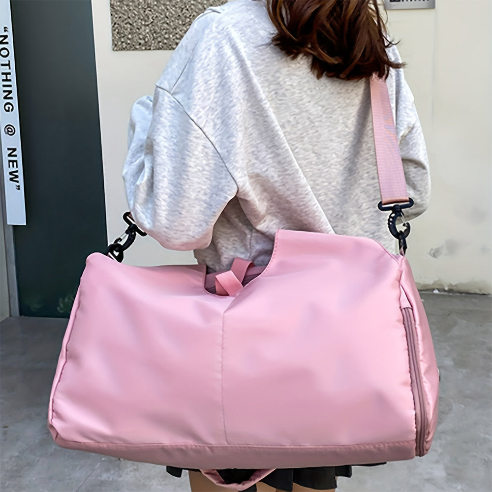 Vibe Geeks Large Capacity Dry and Wet Separation Wear-resistant Sports Fitness Storage Bag - Black 9