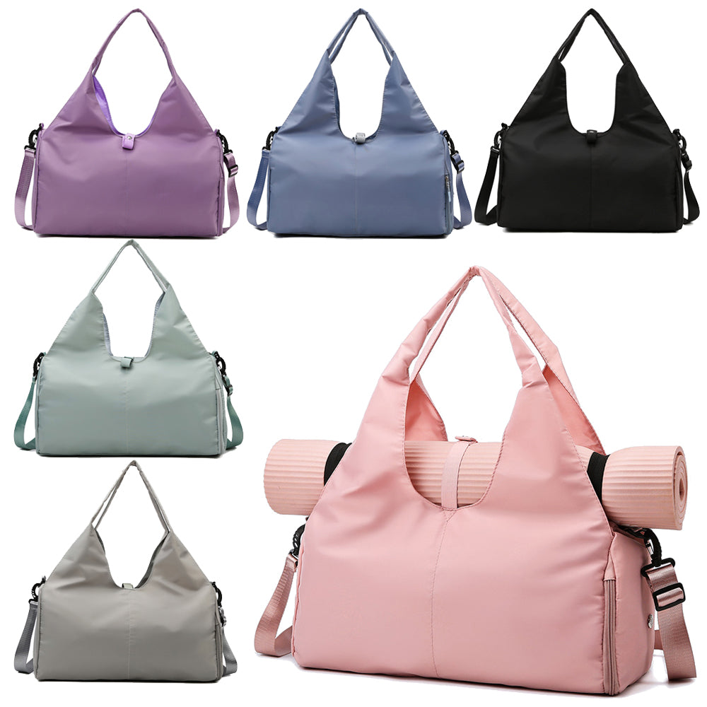 Vibe Geeks Large Capacity Dry and Wet Separation Wear-resistant Sports Fitness Storage Bag - Blue 11