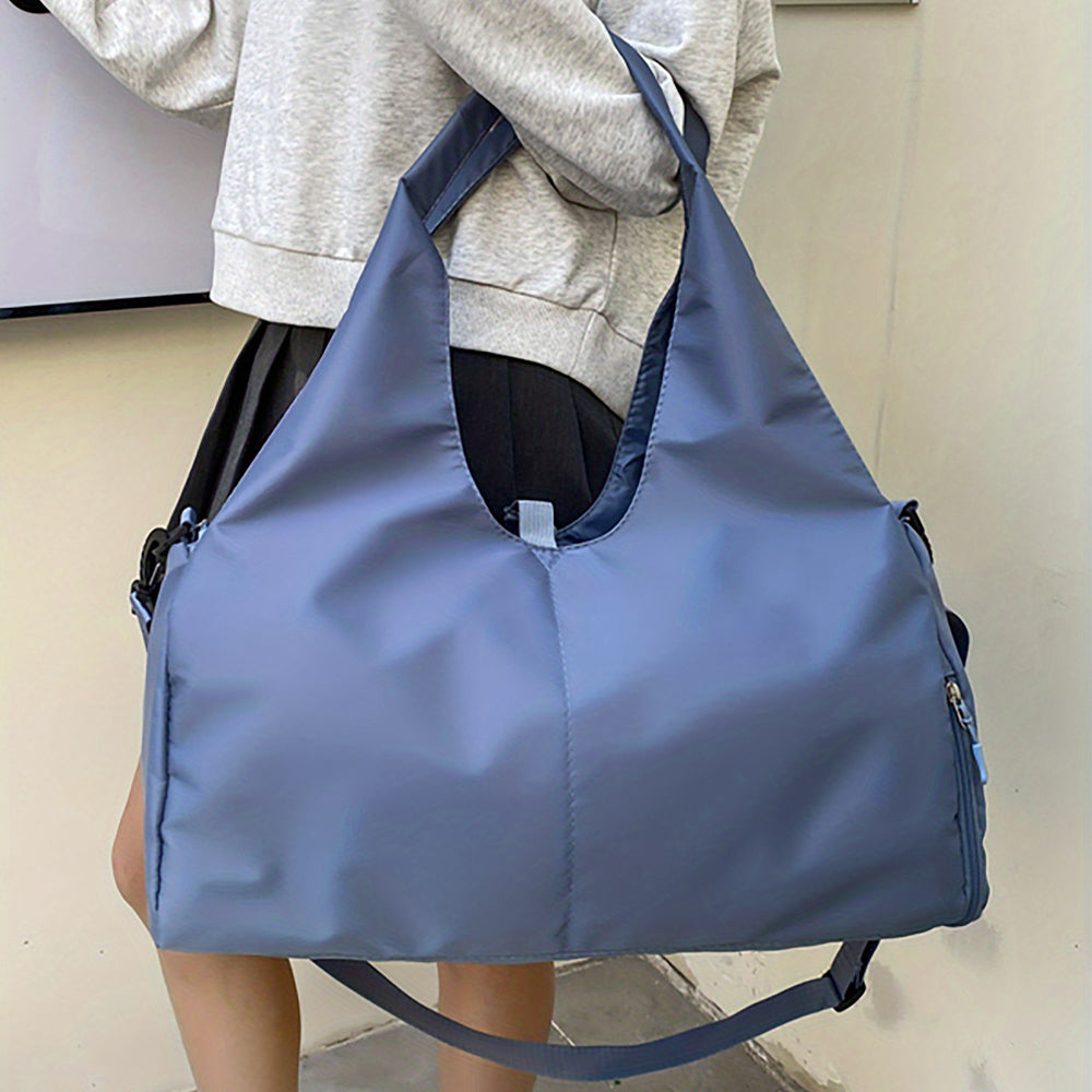 Vibe Geeks Large Capacity Dry and Wet Separation Wear-resistant Sports Fitness Storage Bag - Purple 10