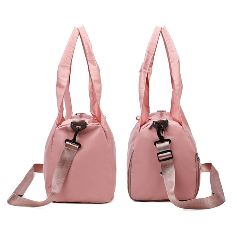 Vibe Geeks Large Capacity Dry and Wet Separation Wear-resistant Sports Fitness Storage Bag - Purple 14