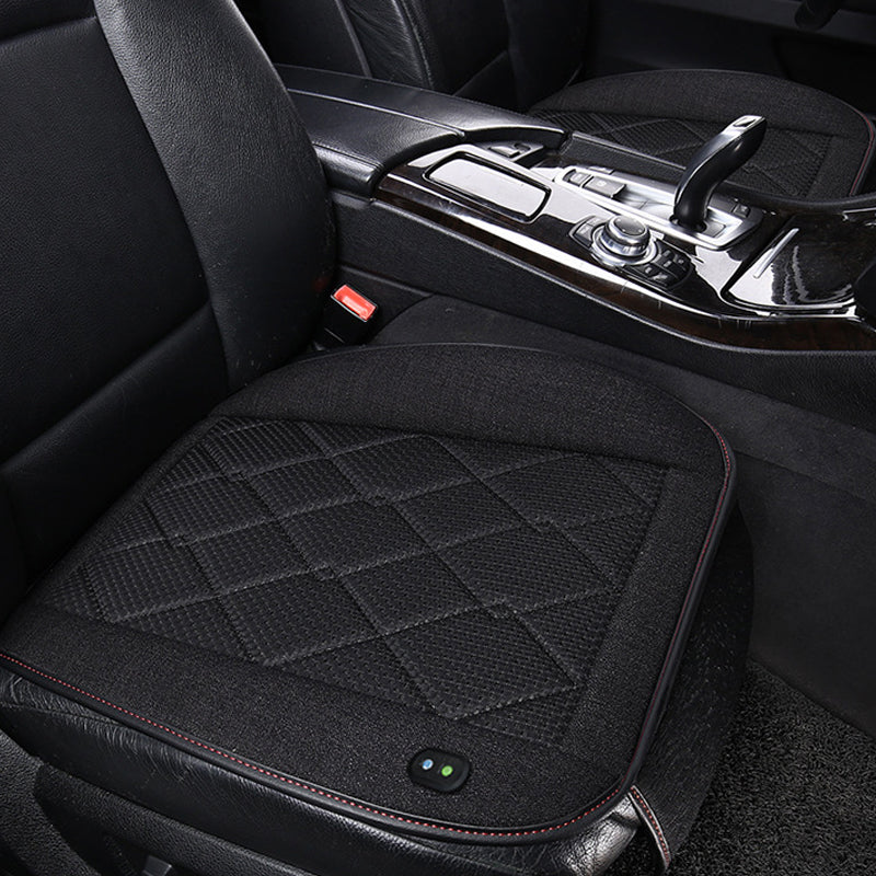 Vibe Geeks Car Seat Cover Cooling Pad Electric Air Ventilator Seat Cushion - Beige 6