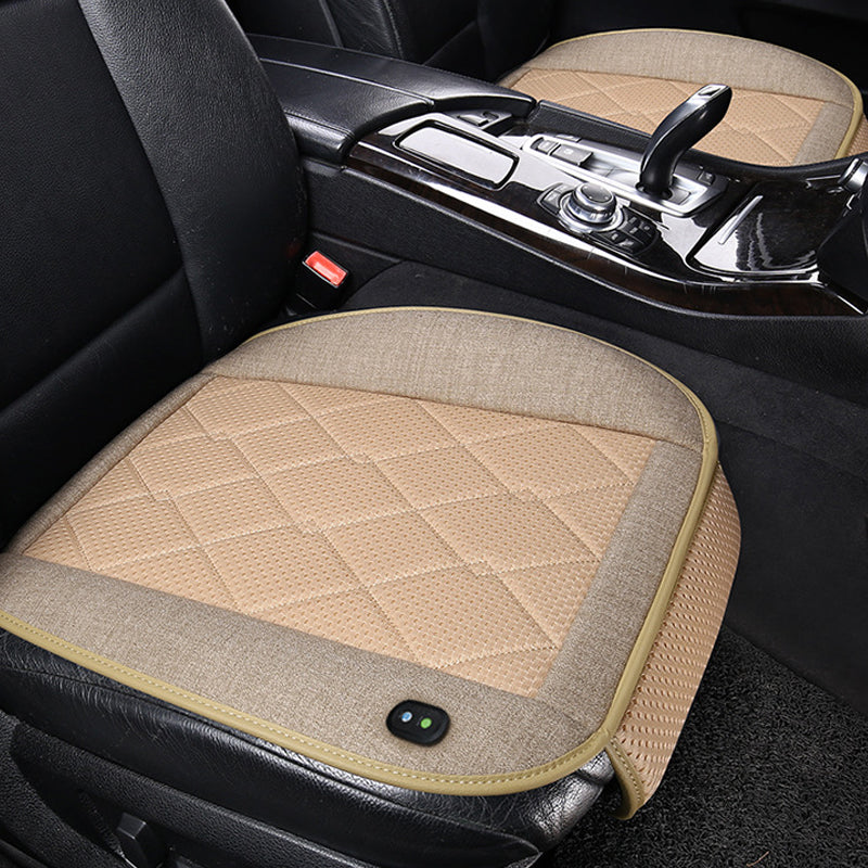 Vibe Geeks Car Seat Cover Cooling Pad Electric Air Ventilator Seat Cushion - Black 5