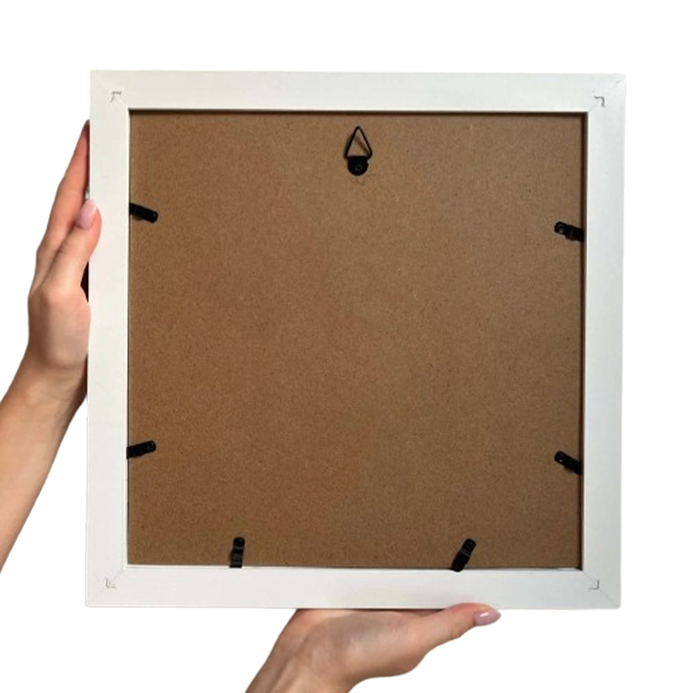 Vibe Geeks Adventure Archive Box Wood Frame Travel Tickets Keepsakes Storage Frame - White - Medium 6