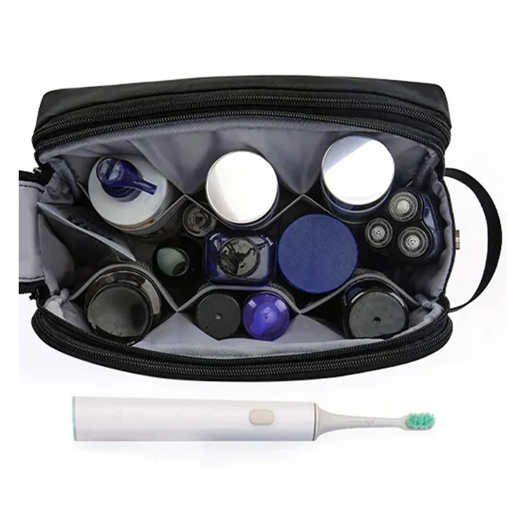 Vibe Geeks Water Resistant Travel Toiletry Organizer Bag - Grey 12