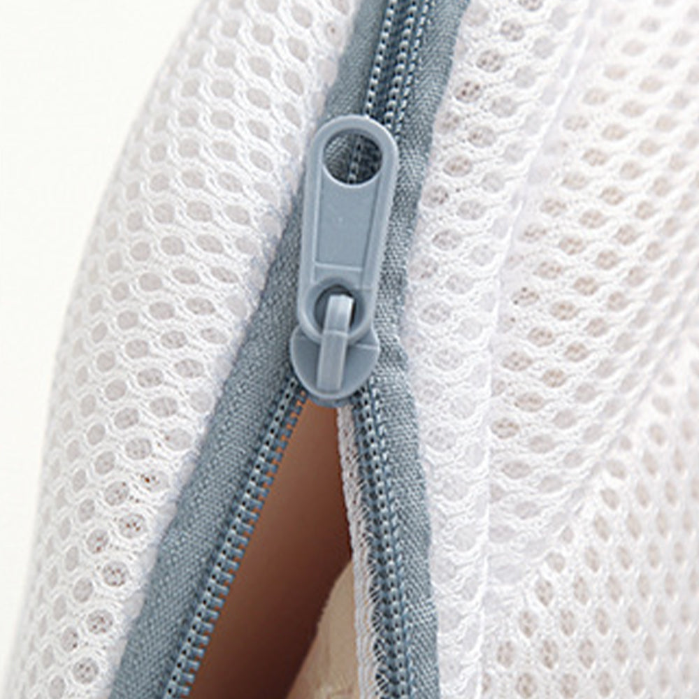 Vibe Geeks High Permeability Mesh Bra-shaped Lingerie Laundry Bags with Handle and Zipper - Blue 4