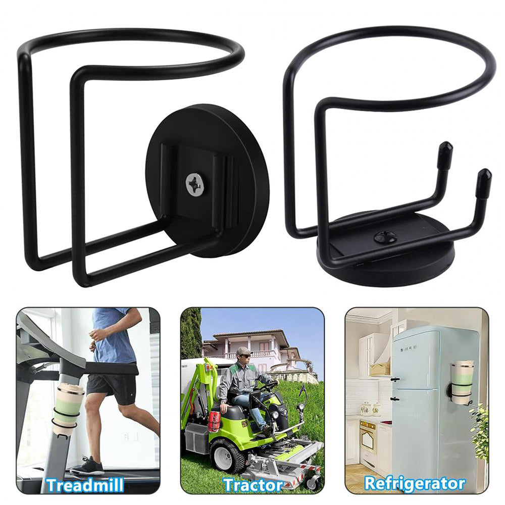 Vibe Geeks Stainless Steel Magnetic Cup Holder Caddy Drink Holder for Tractor Lawn Mower Truck - 1 Pack 9