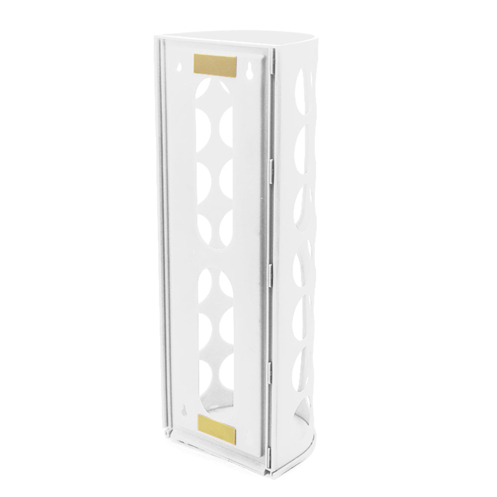 Vibe Geeks Handy Laundry Grocery Bag Storage Holder - White