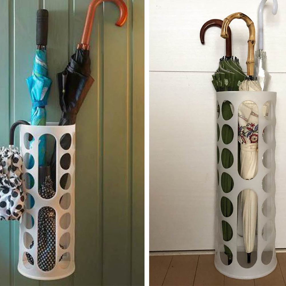 Vibe Geeks Handy Laundry Grocery Bag Storage Holder - White 11