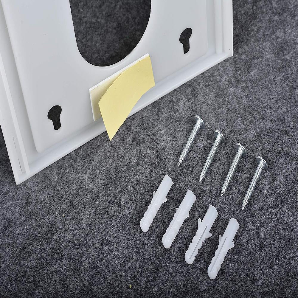 Vibe Geeks Handy Laundry Grocery Bag Storage Holder - White 12