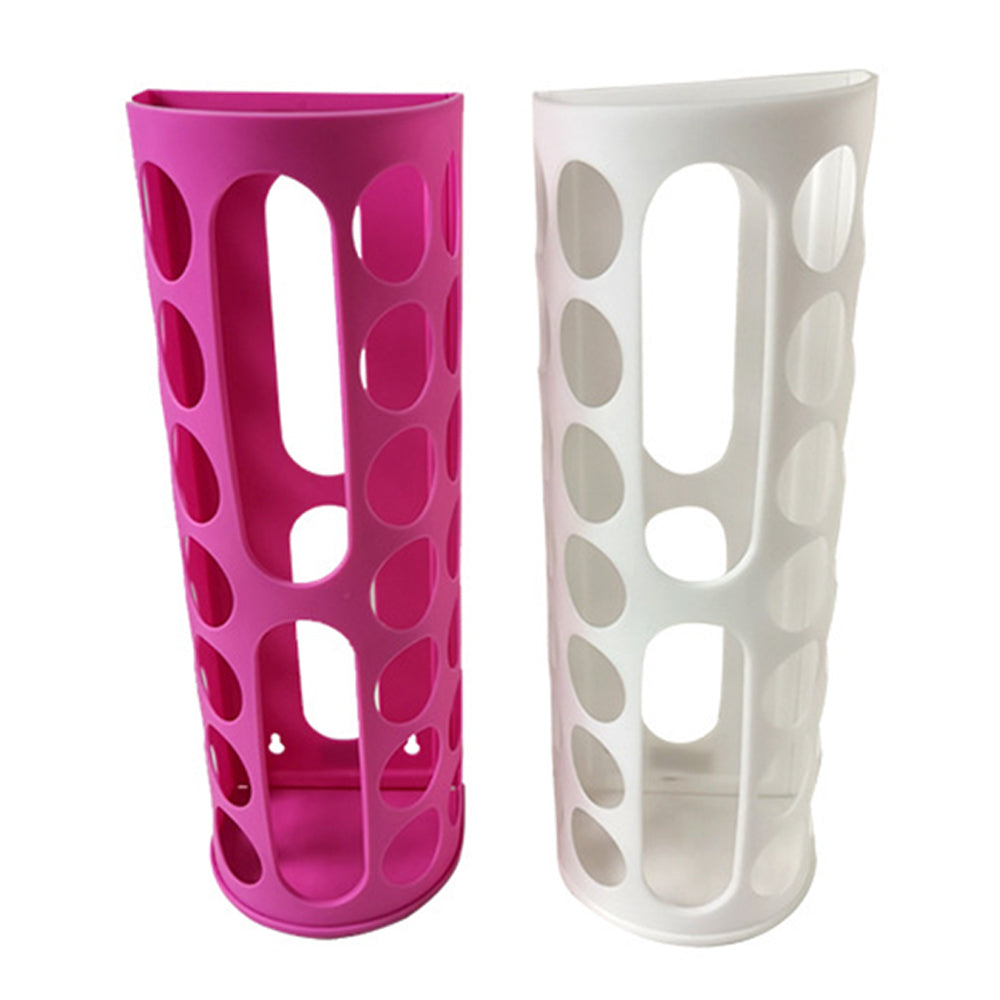 Vibe Geeks Handy Laundry Grocery Bag Storage Holder - White 13