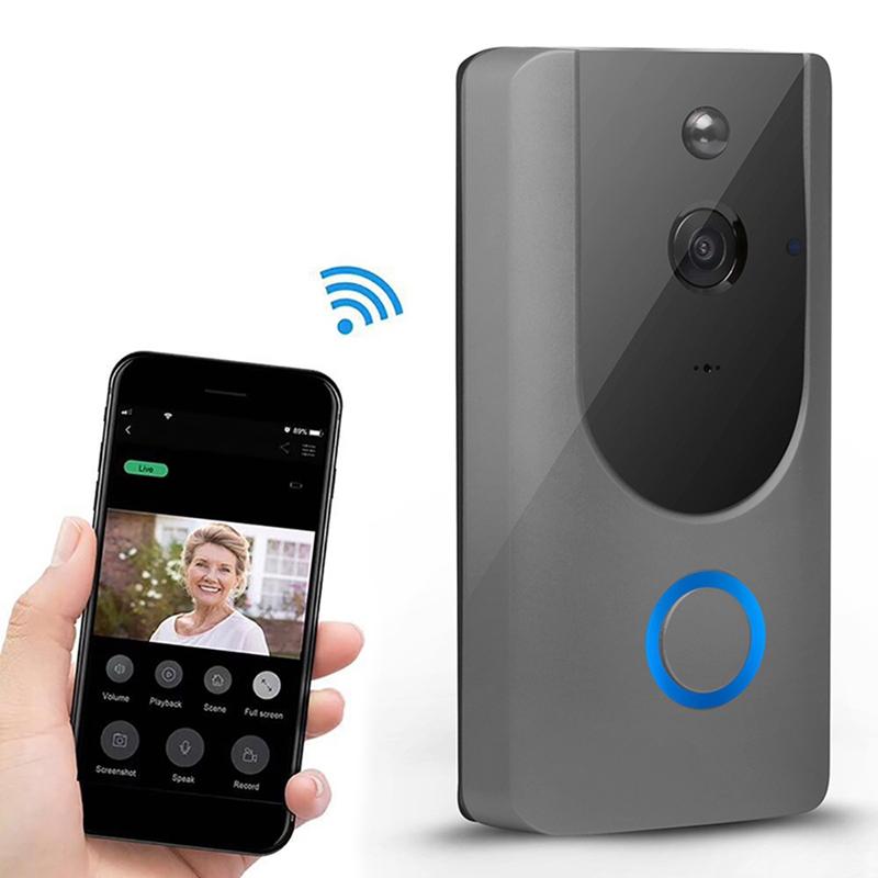 Smart Wifi Video Doorbell With Night Vision - Remote Monitoring 3