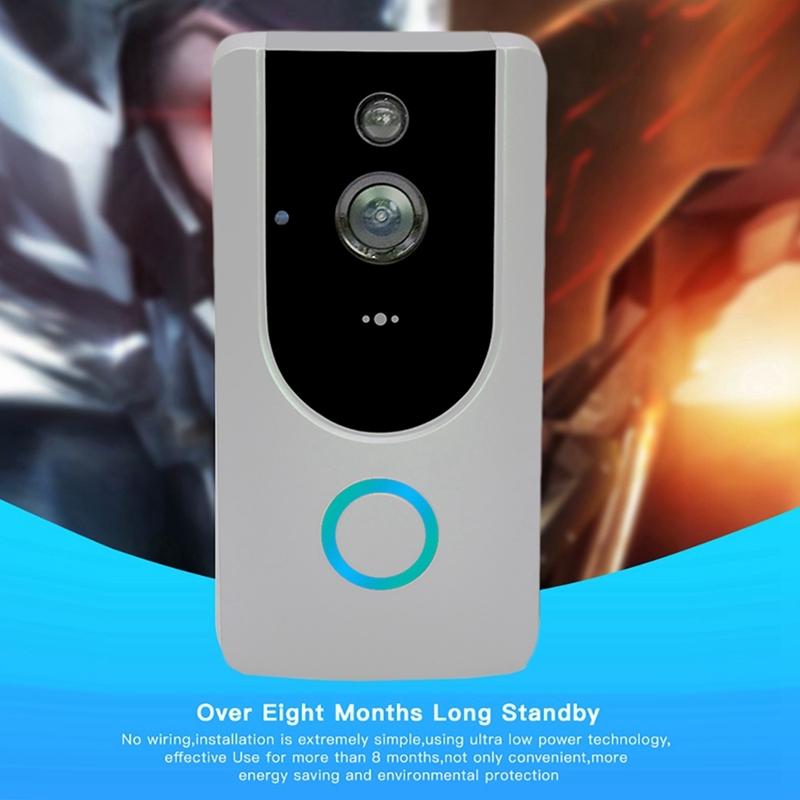 Smart Wifi Video Doorbell With Night Vision - Remote Monitoring 5