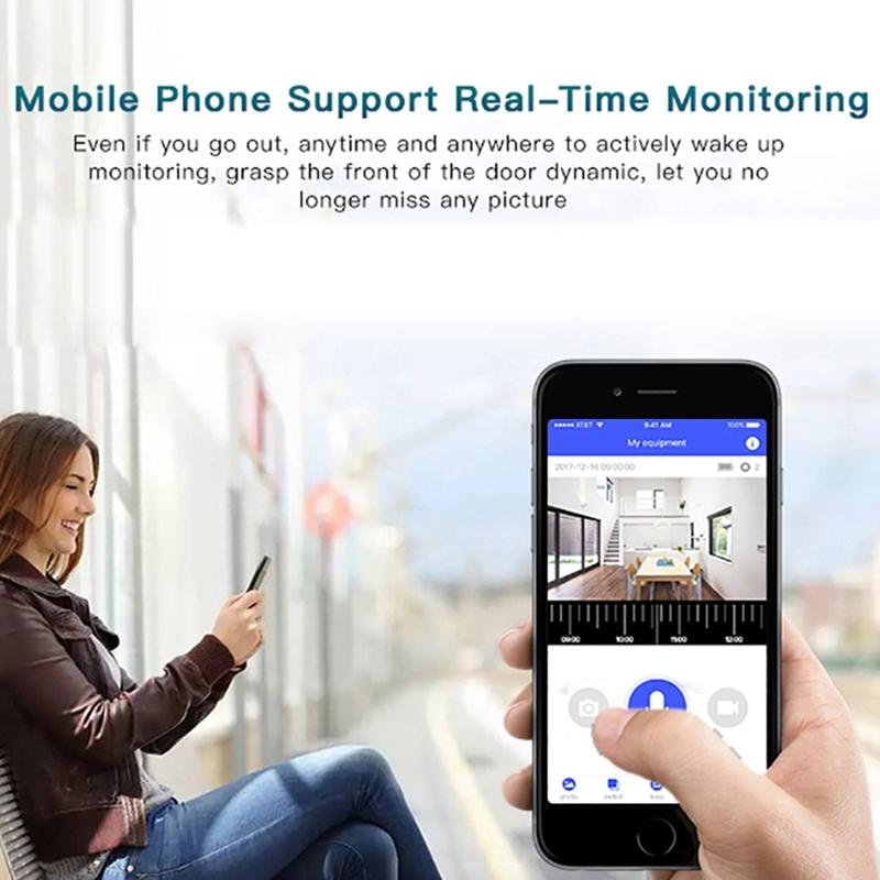 Smart Wifi Video Doorbell With Night Vision - Remote Monitoring 6