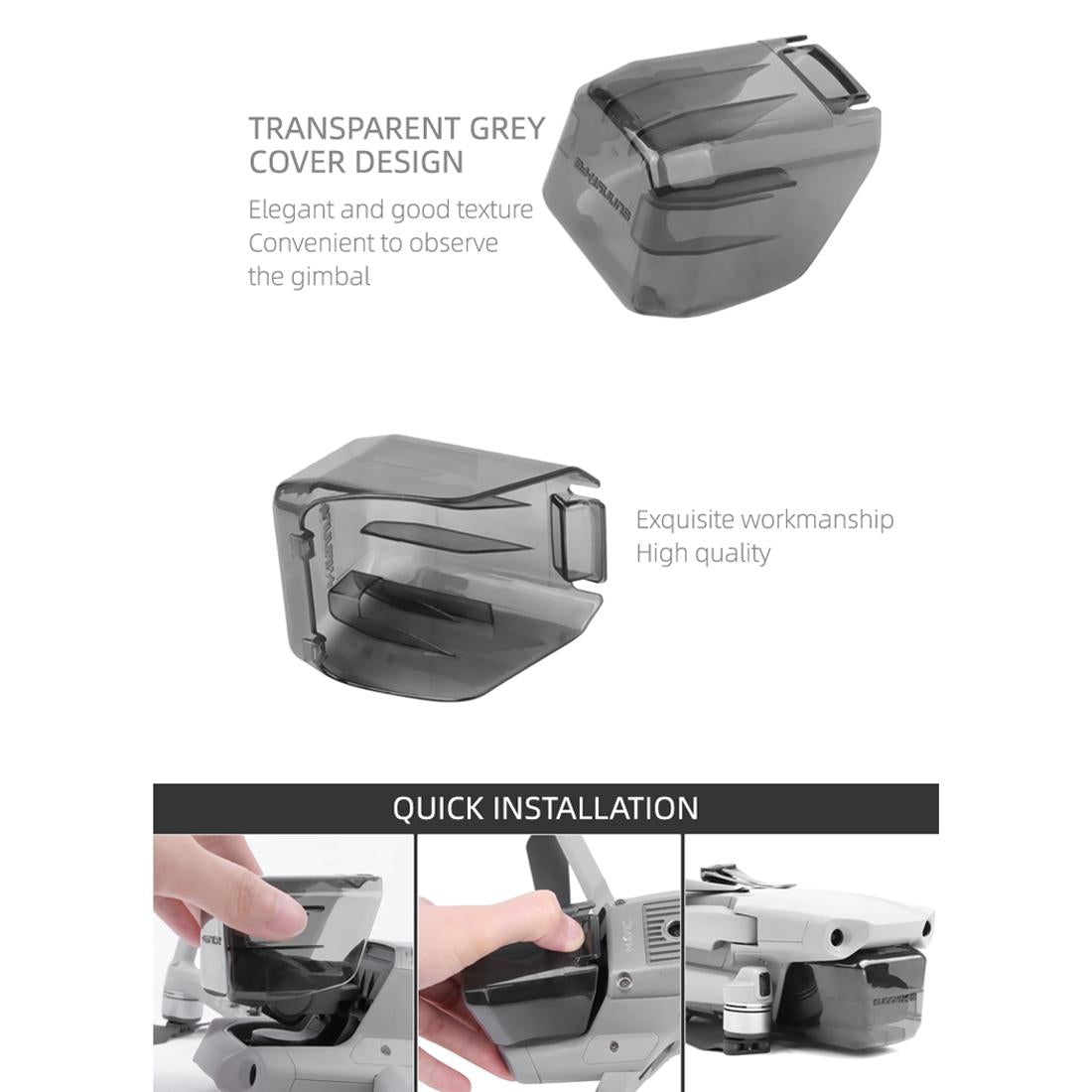 Protective Cover Hood for Dji Mavic Air 2 Camera 9