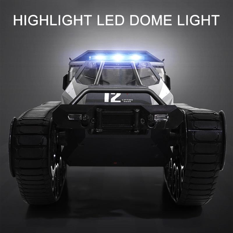 2.4g Rc Tracked Tank Off-road Vehicle Toy 1 12 Scale - Grey 6