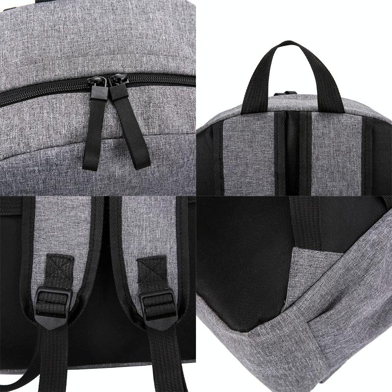 Outdoor Travel Usb Backpack - Compact & Durable - Grey 10