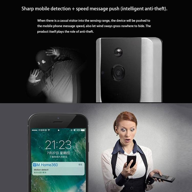 Smart Wifi Video Doorbell With Night Vision & Pir Detection 12
