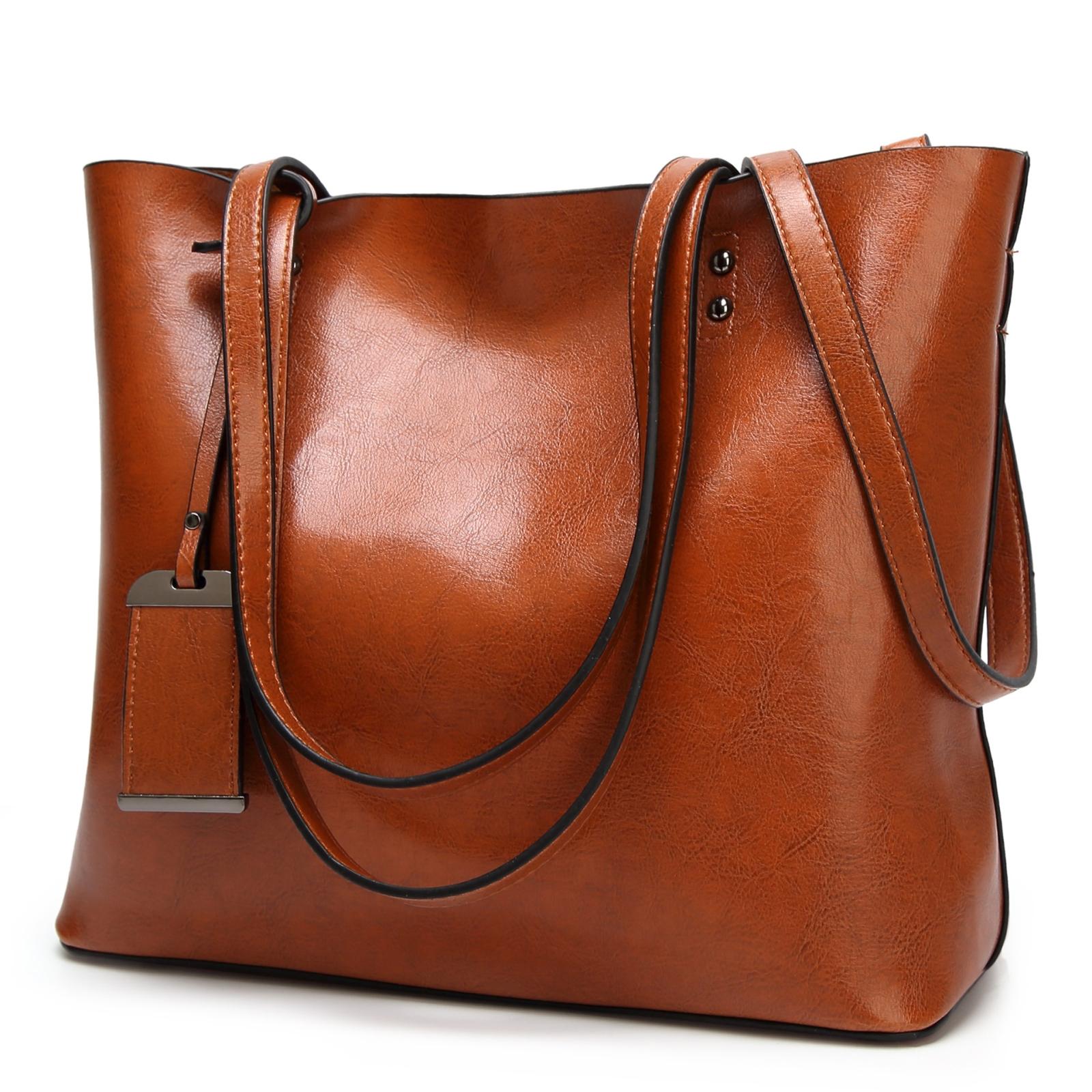 Stylish Pu Leather Women Crossbody Bag - Brown