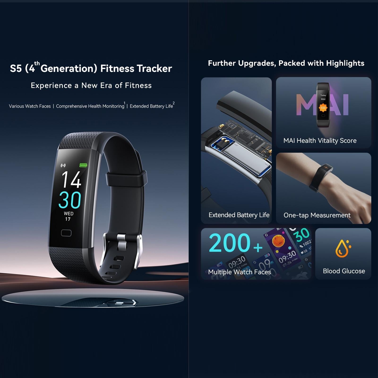 Waterproof Fitness Tracker Watch With Heart Rate Monitor - Green 6