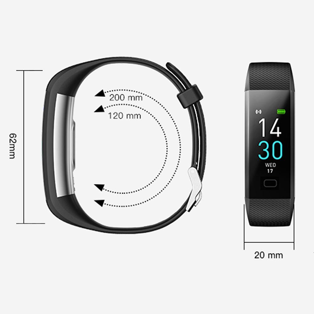 Waterproof Fitness Tracker Watch With Heart Rate Monitor - Green 11