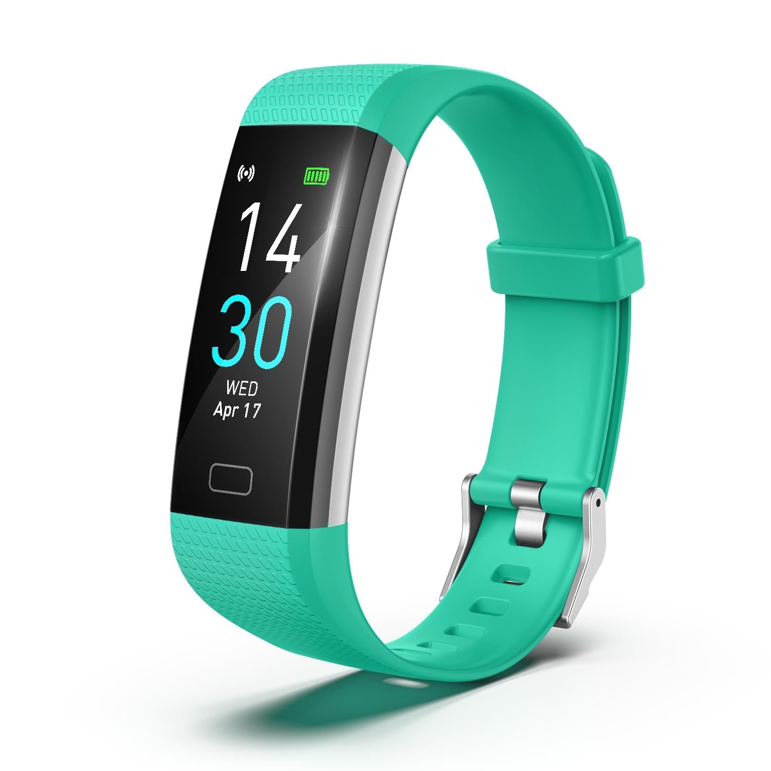 Waterproof Fitness Tracker Watch With Heart Rate Monitor - Green 12