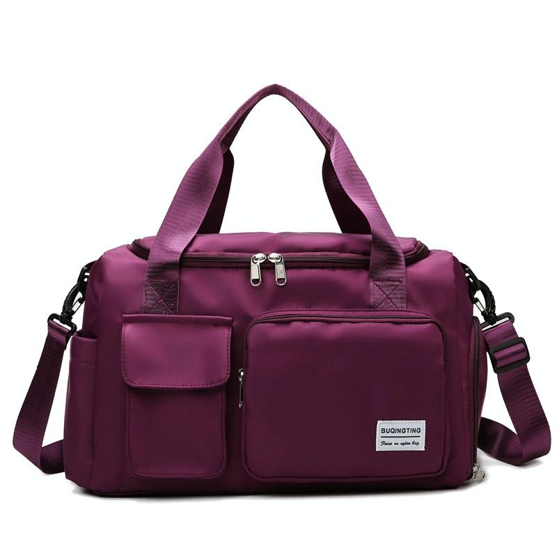 Compact Waterproof Gym Bag for Travel - Size s - Light Purple 12