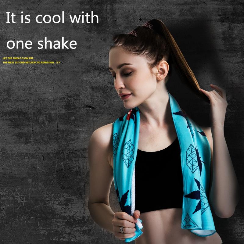 Quick Drying Cooling Towel For Outdoor Sports 100 X 30Cm - Basketball 9