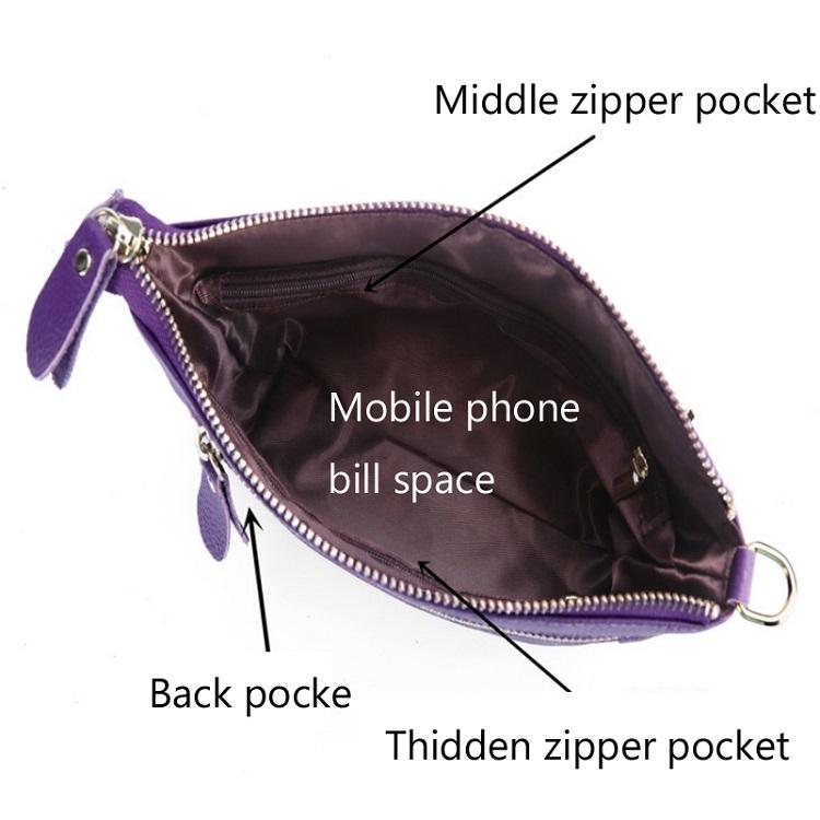 Fringed One Shoulder Bag For Women Large Capacity Casual - Light Purple 5