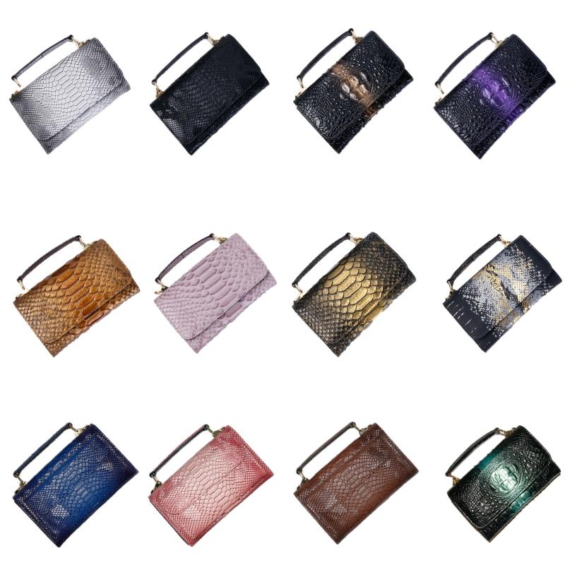 Versatile Lady Crossbody Wrist Bag - Multi-functional - Sequins Black 3