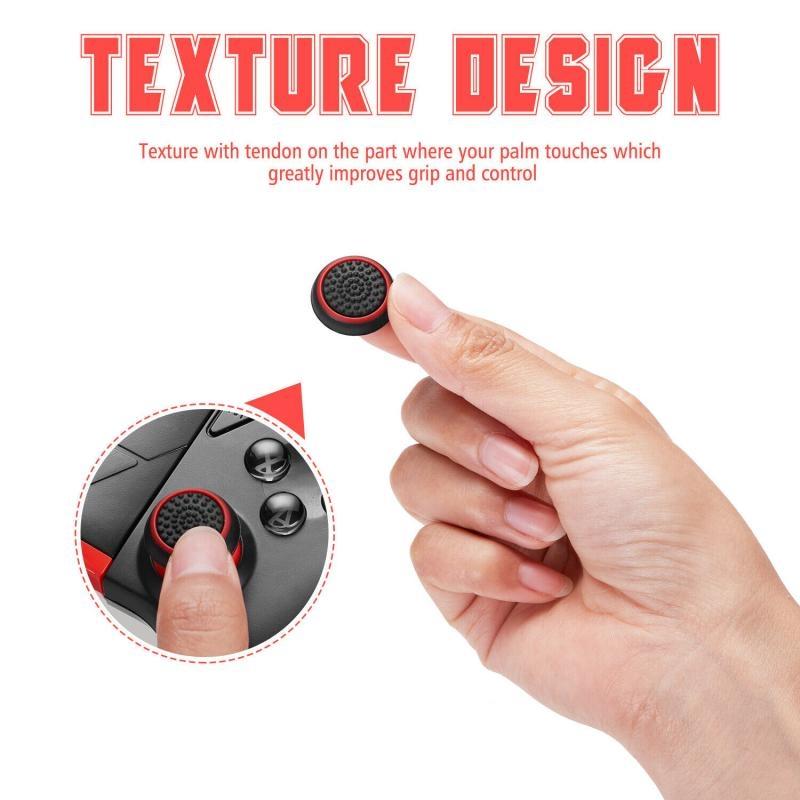 10-piece Luminous Gamepad Button Caps for Ps5 / Ps4 / Ps3 / Xbox one / 360 / Pro / Series x / s - Black White Circle 5