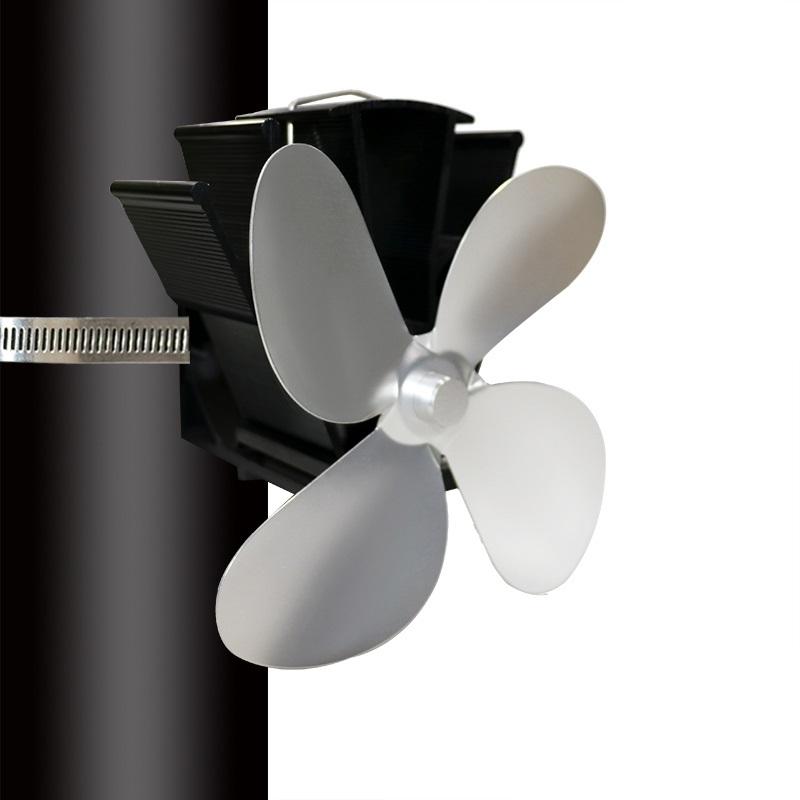 Thermodynamic Wall Mounted Fireplace Fan - no Magnets - Blue