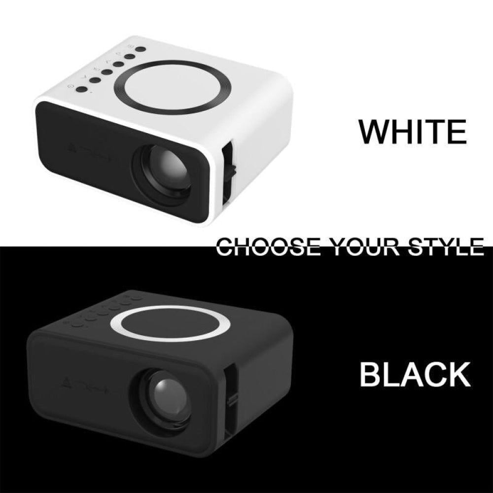 Portable Mini Projector For Home Use - Compatible With Mobile Devices - Black 3