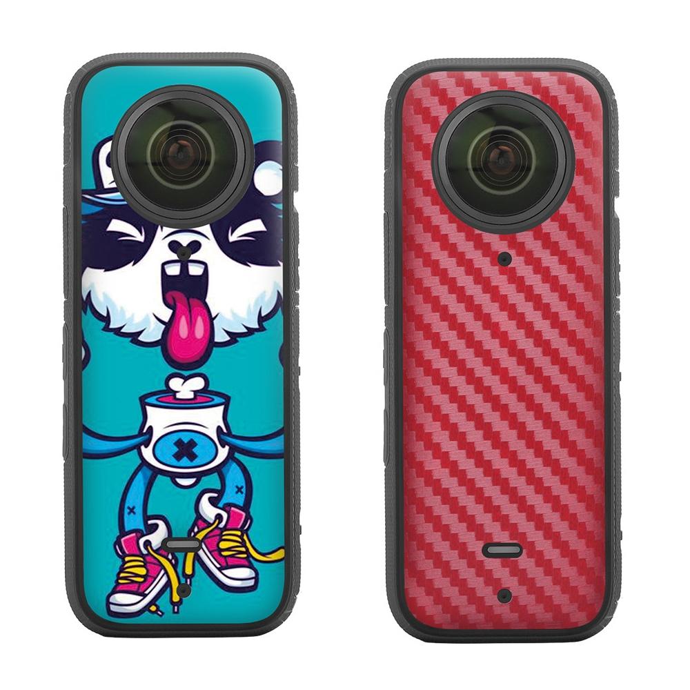 Protective Film Stickers for Dji Insta360 X3 Panoramic Camera - Pirate + Drawing Red 14