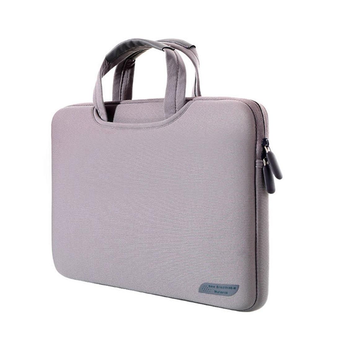Portable Air Permeable Sleeve for 12 Laptops - 32x21x2cm - Grey
