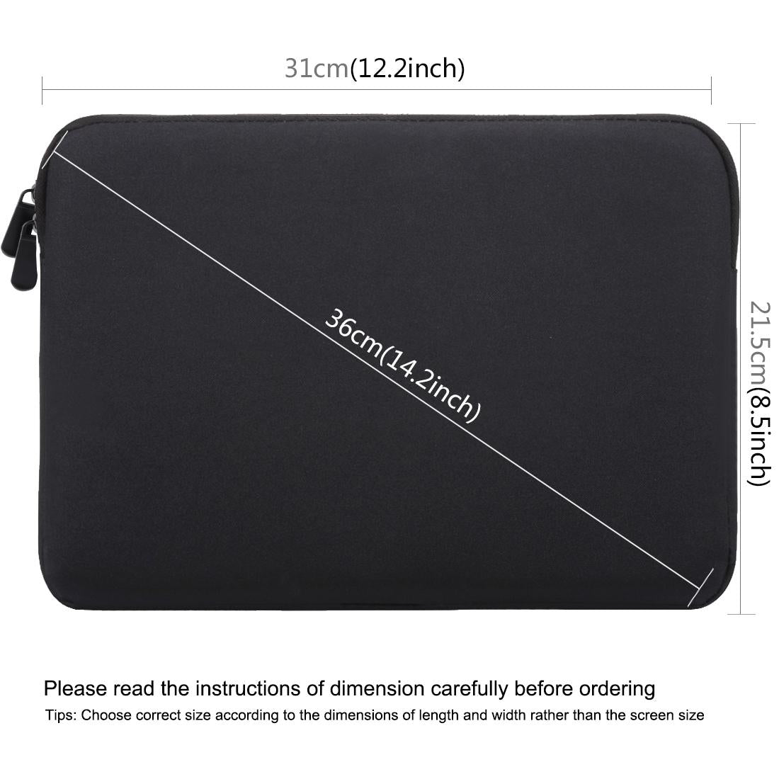 Zipper Sleeve Briefcase for Macbook Samsung Sony Dell Alienware Chuwi Asus Hp Laptops and Tablets - Grey 4