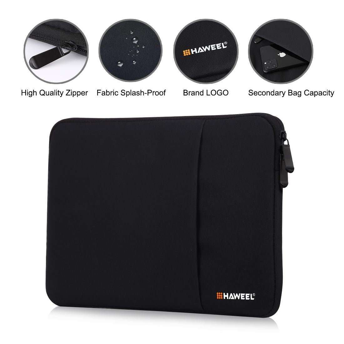 Zipper Sleeve Briefcase for Macbook Samsung Sony Dell Alienware Chuwi Asus Hp Laptops and Tablets - Grey 5