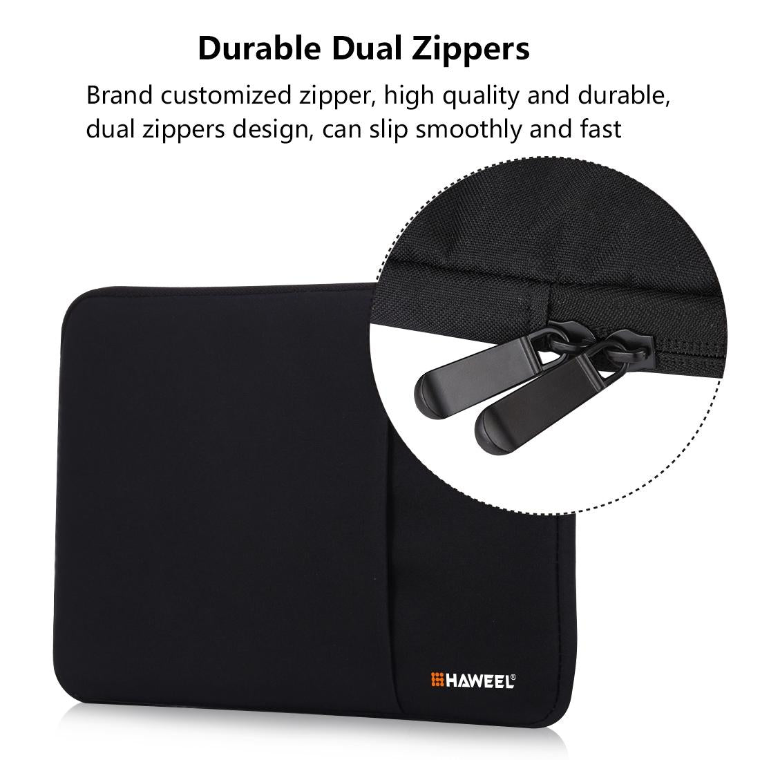 Zipper Sleeve Briefcase for Macbook Samsung Sony Dell Alienware Chuwi Asus Hp Laptops and Tablets - Grey 7