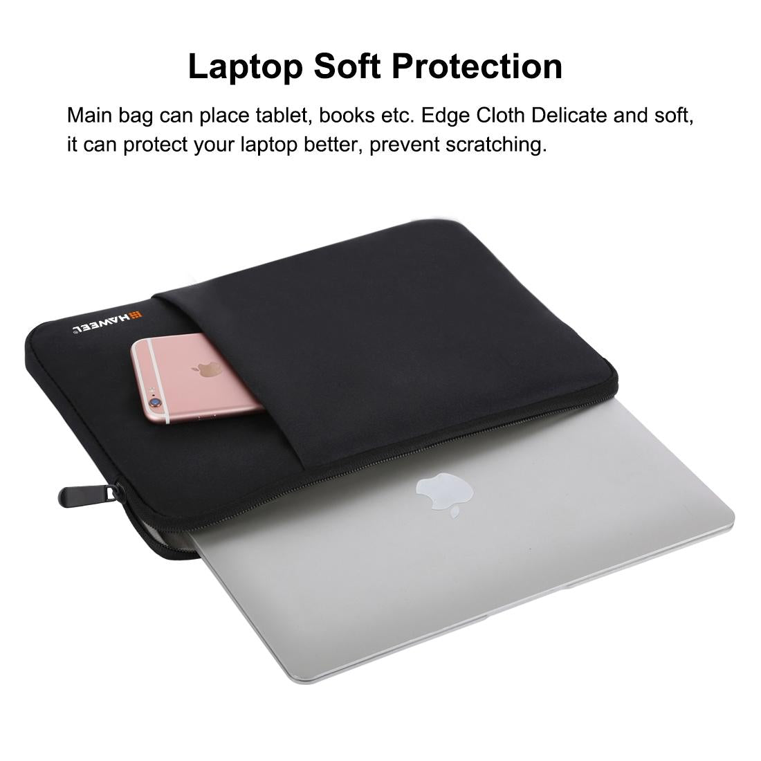 Zipper Sleeve Briefcase for Macbook Samsung Sony Dell Alienware Chuwi Asus Hp Laptops and Tablets - Grey 9