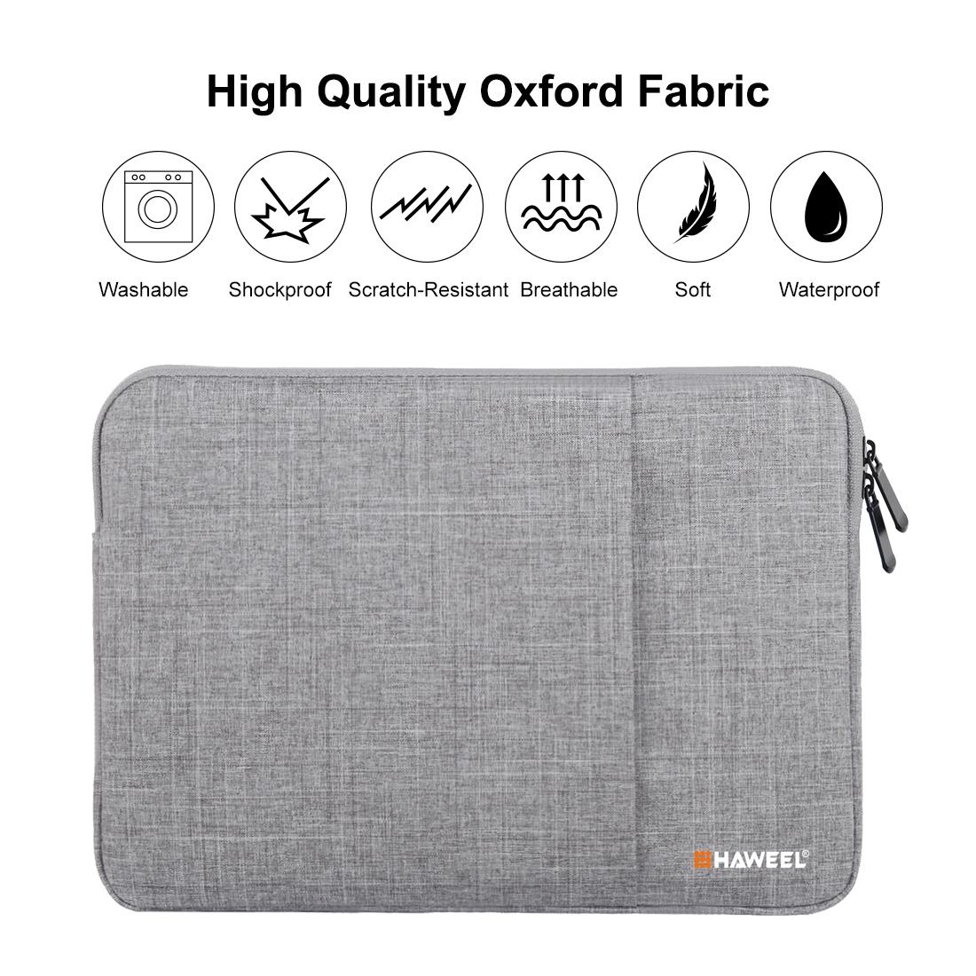 Zipper Sleeve Briefcase for Macbook Samsung Sony Dell Alienware Chuwi Asus Hp Laptops and Tablets - Grey 15