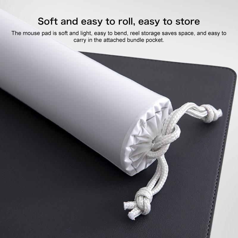 Waterproof Non Slip Desk Pad For Large Mice - Grey 11