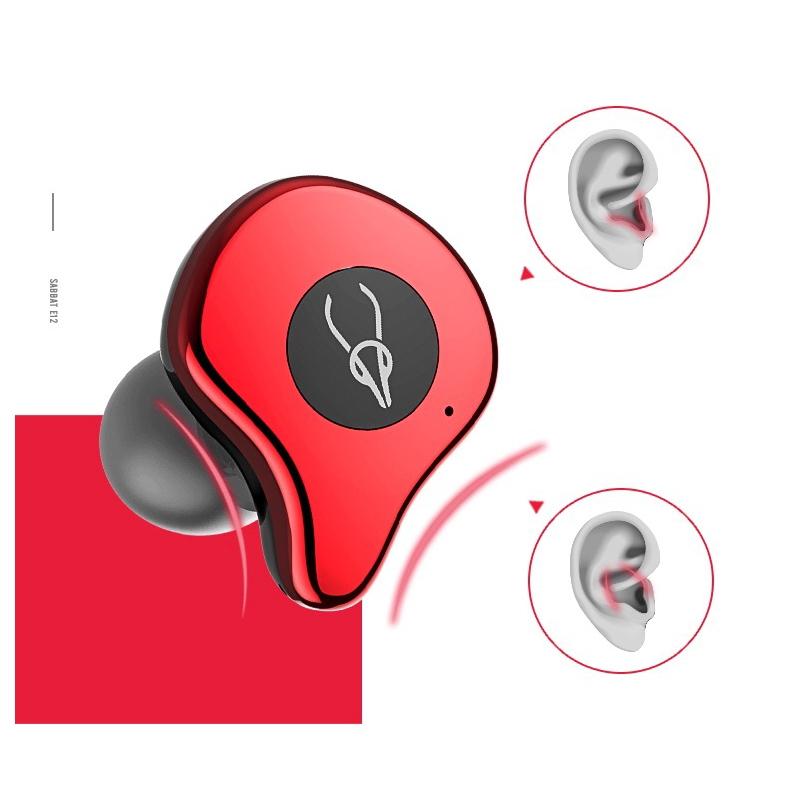 Wireless Bluetooth Earphones with Charging Box - Grey 9