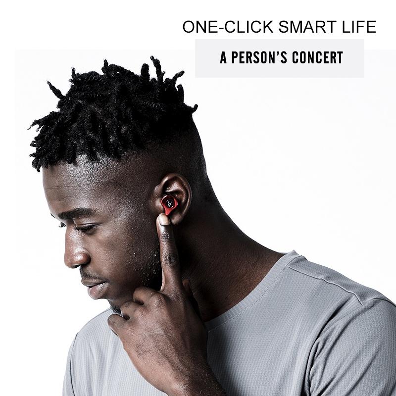 Wireless Bluetooth Earphones with Charging Box - Grey 12