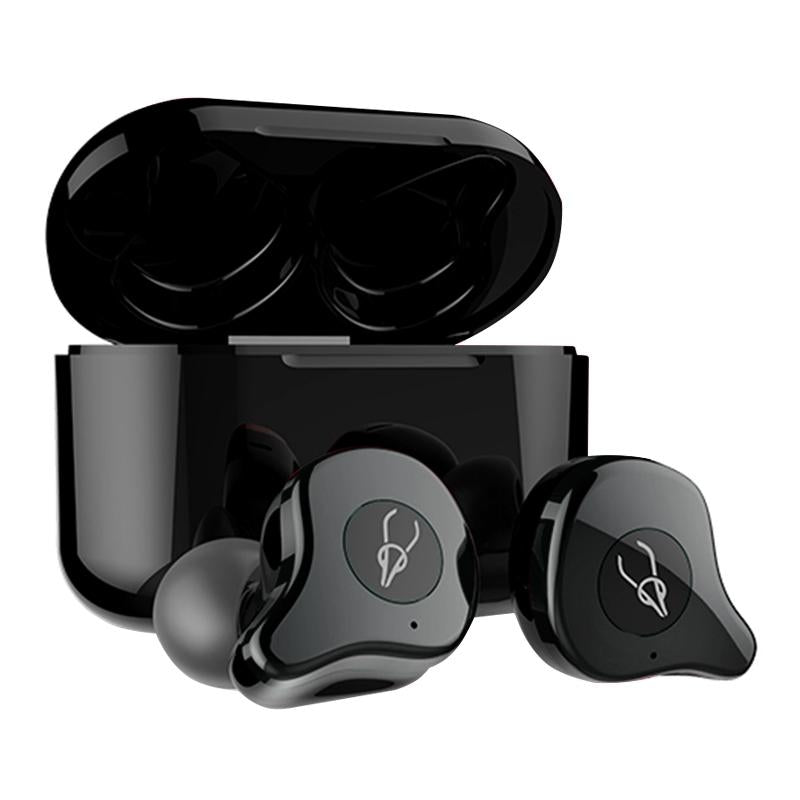 Wireless Bluetooth Earphones with Charging Box - Grey