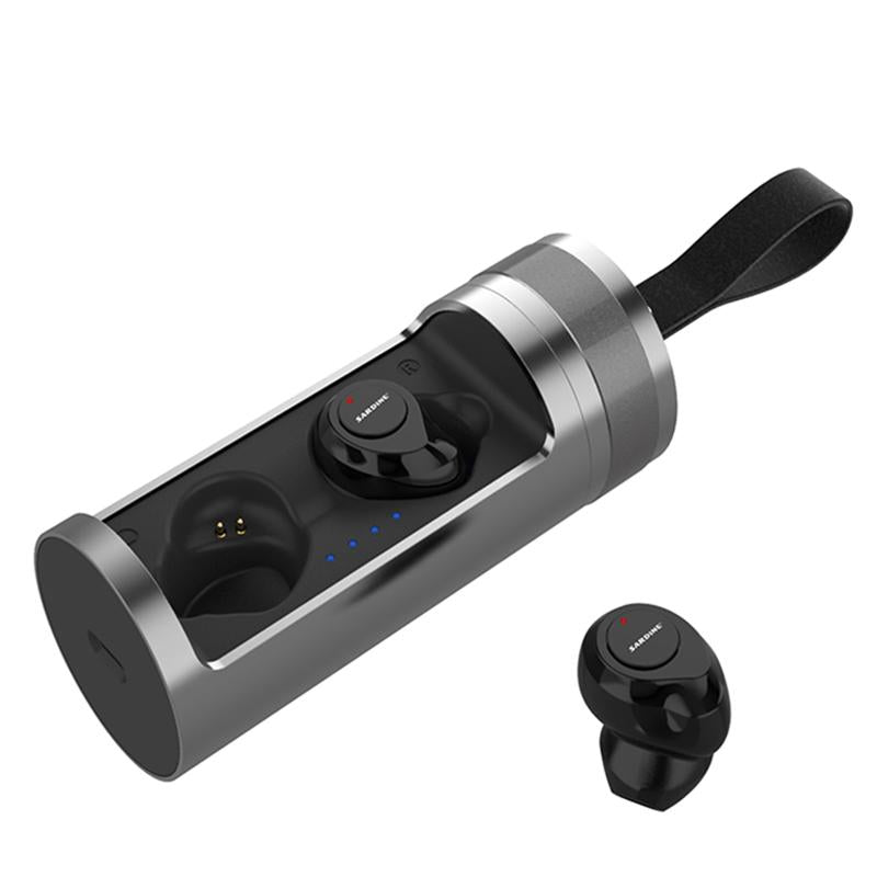 Wireless Stereo Earphones with Charging Box - Sardine F8 Tws Bluetooth V5.0 - Grey 6